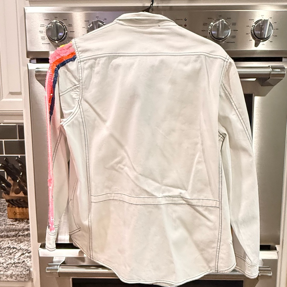 NEW VILAGALLO sequin jacket in white - Picture 8 of 8